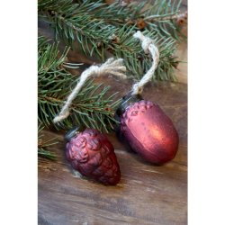 Julekugler i �ske r�d