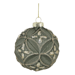 Julekugle m. glimmer