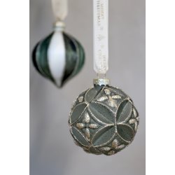 Julekugle m. glimmer