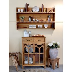 Opbevaringsglas m. riller -Stor