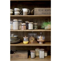 Opbevaringsglas m. fletl�g - stor