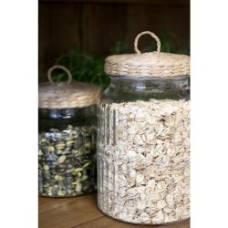 Opbevaringsglas m. fletl�g - mellem