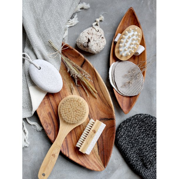 Massageb�rste i bambus