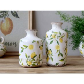 Limone Flaske m. citronmotiv - lille