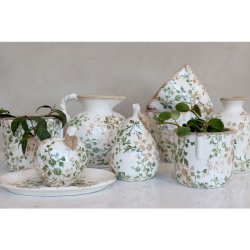 Grasse Fad m. grenmotiv