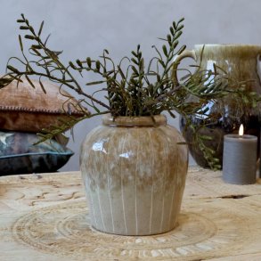Vase med striber
