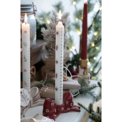 Lysestage sl�jfe r�d/hvid