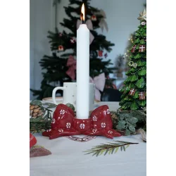 Lysestage sl�jfe r�d/hvid