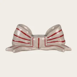 Lysestage sl�jfe hvid/r�d