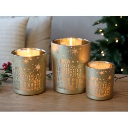 Fyrfadsstage m. m�nster messing