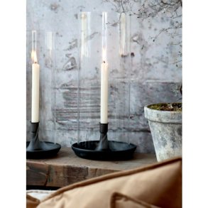 Hurricane med lysholder - Stor