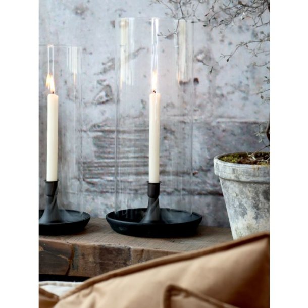 Hurricane med lysholder - Stor