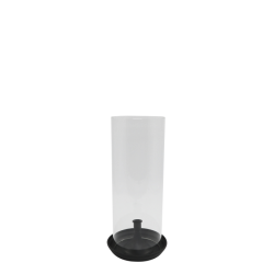 Hurricane med lysholder - Stor