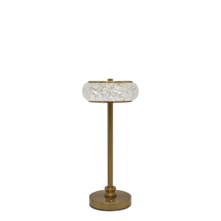 LED Opladelig Bordlampe - Rund