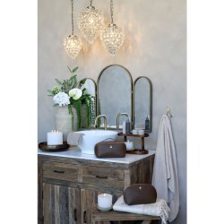 Versailles Lysekrone Dr�be m. glasprismer - mellem