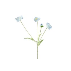 Valmue lysebl� 61 cm