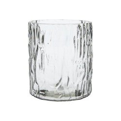 Fyrfadsstage glas klar - Valdir