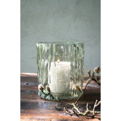 Fyrfadsstage glas gr�n - Valdir