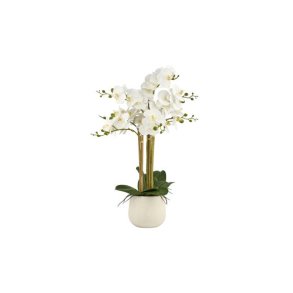 Orkide Hvid - Silke