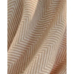 Uldplaid 140 x 200 cm - Beige