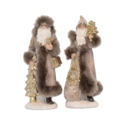 Julemand m. stort juletr� beige