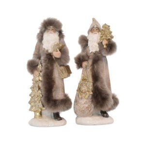 Julemand m. stort juletr� beige