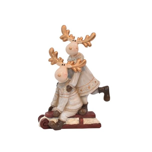 Rensdyrpar p� sl�de