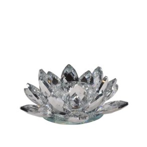 Fyrfadsstage Lotus Klar