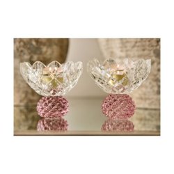 Flora Glassk�l Rosa