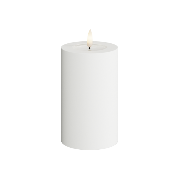 Hvid Udend�rs LED Bloklys 7,5 x 12,5