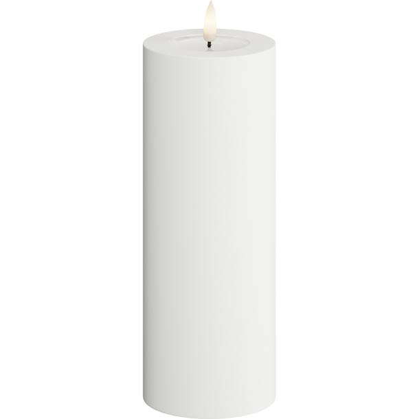 Hvid Udend�rs LED Bloklys 7,5 x 20