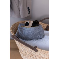 Strikket Clutch - Grey Melange