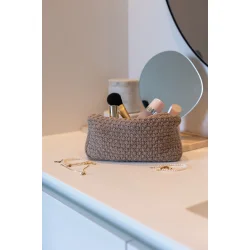 Strikket Clutch - Tiger Melange