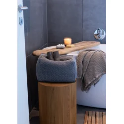 Strikket Toilettaske - Grey Melange