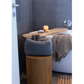 Strikket Toilettaske - Grey Melange