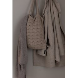 Strikket Shopping Bag - Khaki