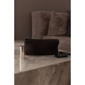 Strikket Clutch - Choclate