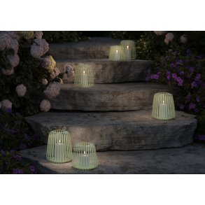 Udend�rs LED Lanterne Metal Sage - lille