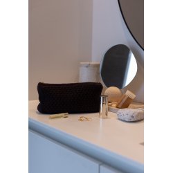 Strikket Clutch - Choclate