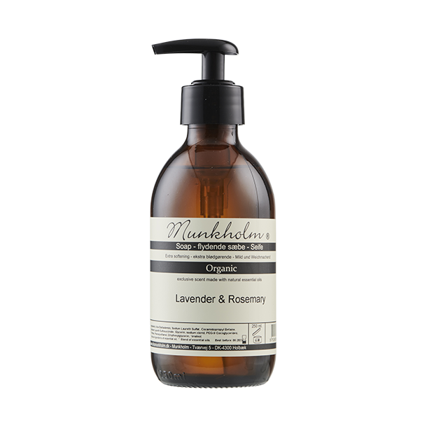Flydende s�be, Lavendel &amp; Rosmarin 250ml.