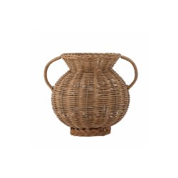 Univase flettet rattan