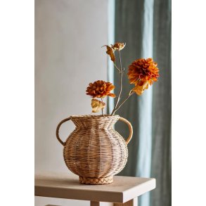 Univase flettet rattan